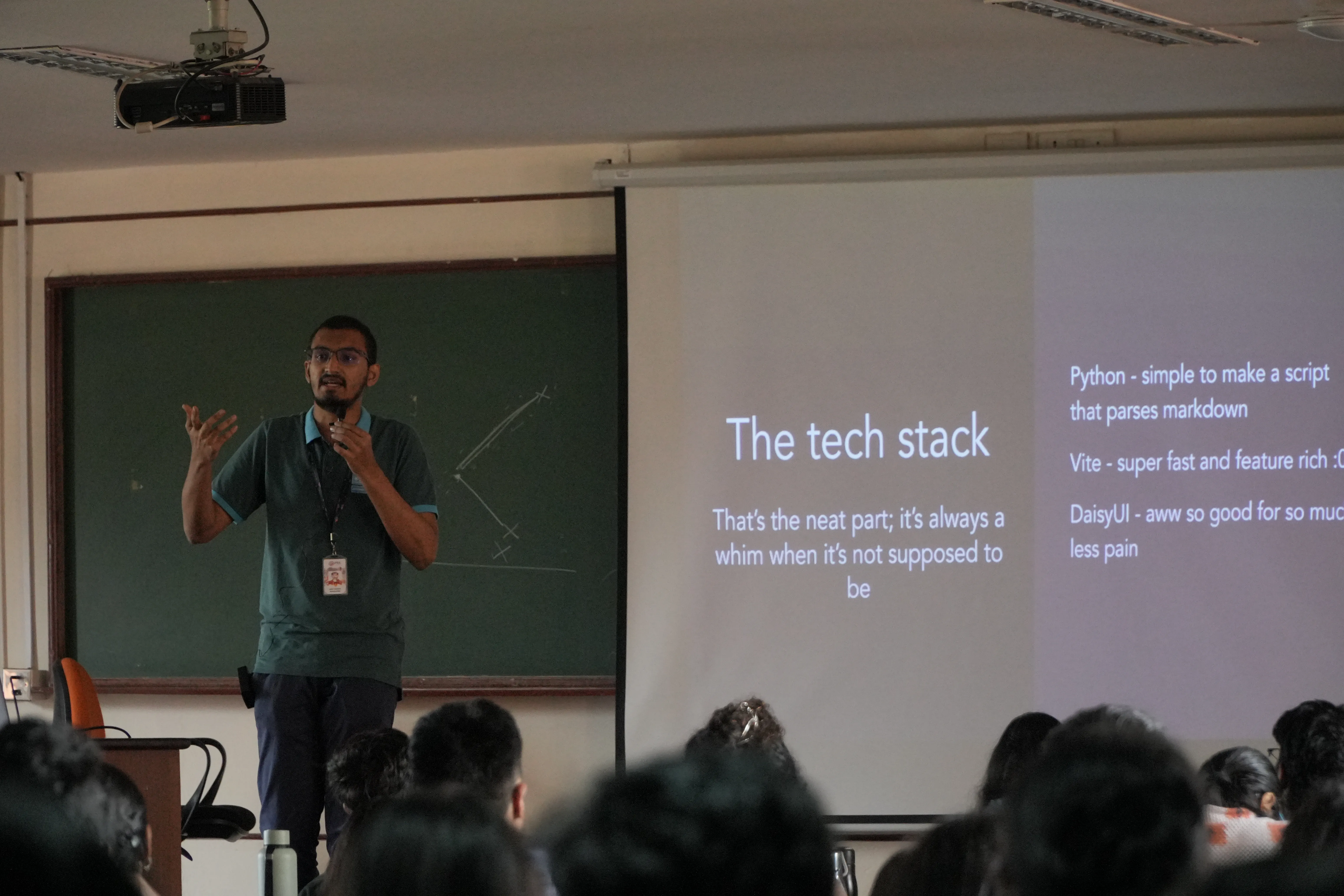 Talked about Mettu, a SSG @ Project Expo 2.0